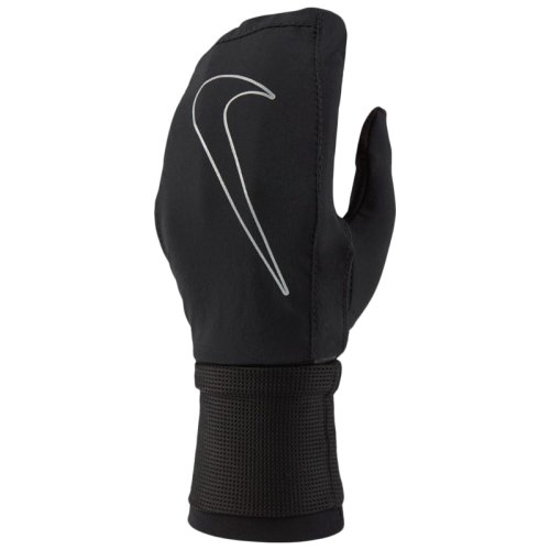 Перчатки для бега NIKE WOMENS TRANSFORM RUNNING GLOVES BLACK/BLACK/SILVER S