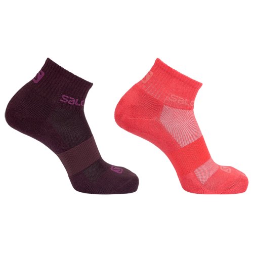 Шкарпетки Salomon EVASION 2-PACK Winetasting+Cayenne