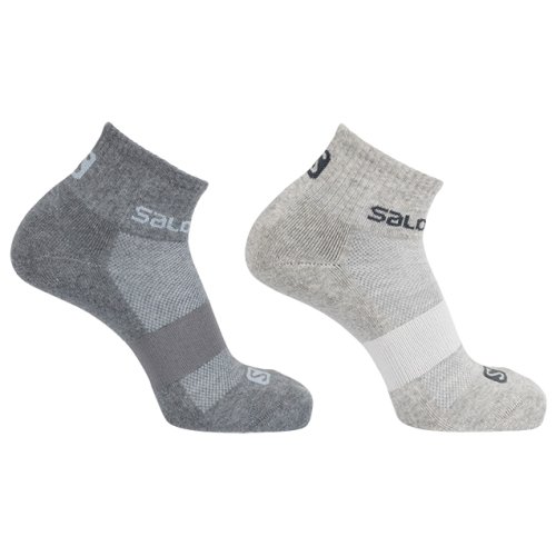Шкарпетки Salomon EVASION 2-PACK Light Grey+Mediu