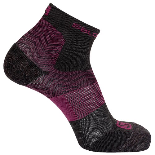 Шкарпетки Salomon OUTPATH LOW DX+SX Black/Mauve Wine