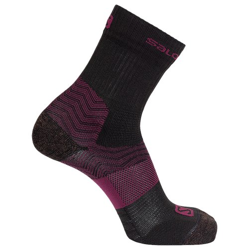 Шкарпетки Salomon OUTPATH MID DX+SX Black/Mauve Wine