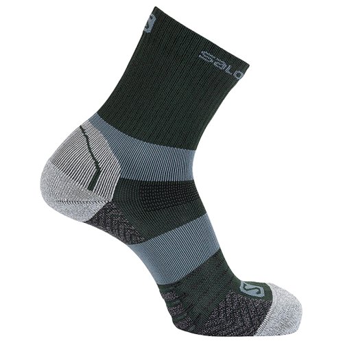 Шкарпетки Salomon QUEST MID DX+SX Green Gables /Light Grey
