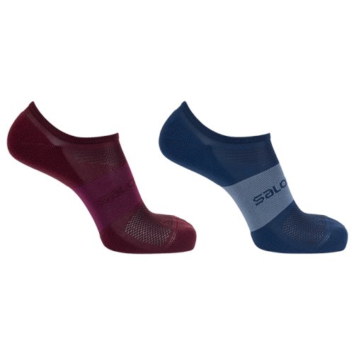 Шкарпетки Salomon SONIC 2 PACK Winetasting /Dark Denim