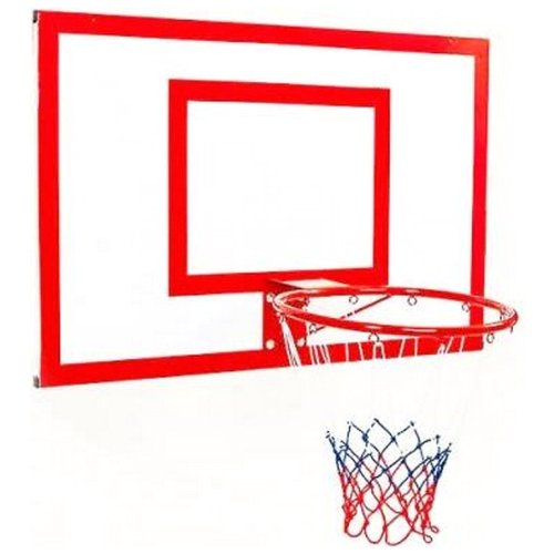 Щит баскетбольний металевий Newt Jordan з кільцем і сіткою 1200х900мм
