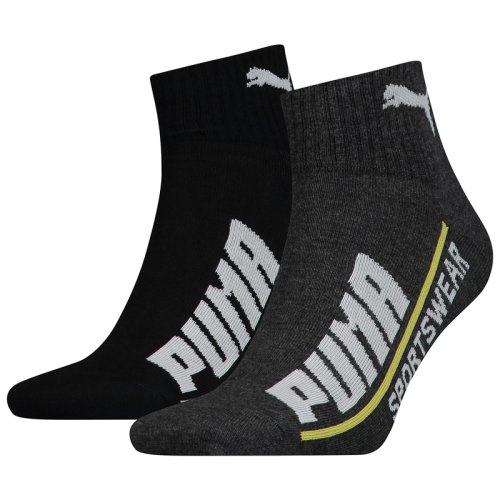 носки PUMA MEN  LOGO QUARTER 2P