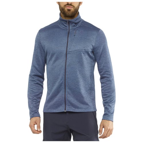 Кофта Salomon TRANSITION FZ MID NIGHT SKY/Heather FW20-21