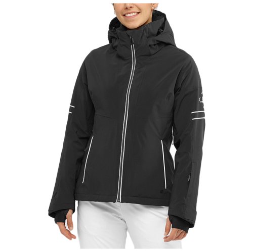 Куртка г/л S THE BRILLIANT JACKET W Black/White FW20-21