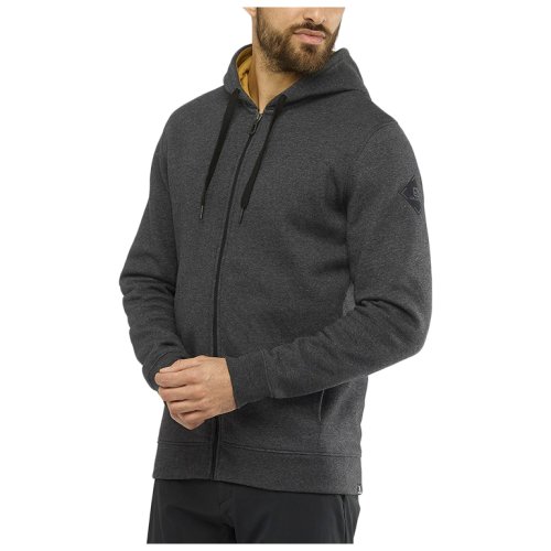 Кофта Salomon SHIFT FZ HOODIE M Black/Heather FW20-21