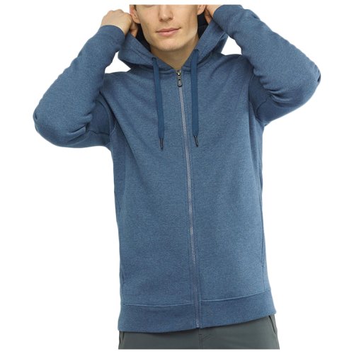 Кофта Salomon SHIFT FZ HOODIE M DARK DENIM/Heather FW20-21