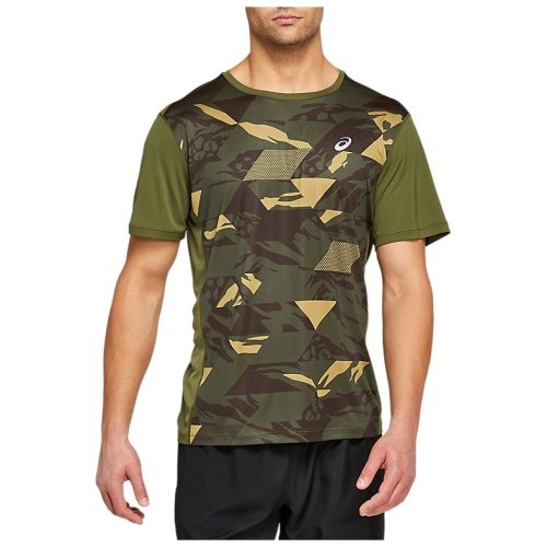 Футболка Asics FUTURE CAMO SS TOP GRN M FW20-21
