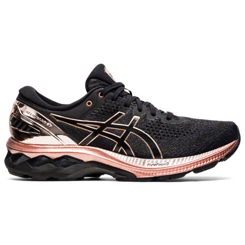Кроссовки Asics GEL-KAYANO 27 PLATINUM BLK/GLD W