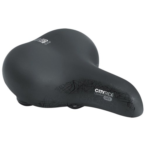 Сідло KLS Cityride 17 гелеве чорний
