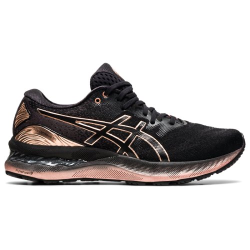 Кроссовки для бега Asics GEL-NIMBUS 23 PLATINUM BLK/GLD W