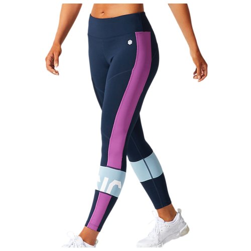 Тайтсы Asics COLOR BLOCK CROPPED TIGHT 2 BLU/VLT W
