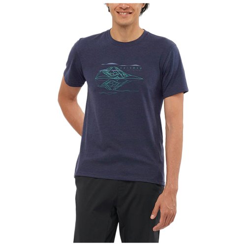 Футболка Salomon EXPLORE BLEND TEE M NIGHT SKY/Heather
