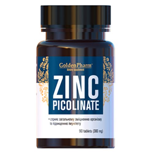 Витамины Golden Pharm Zinc Picolinate - 90 таб