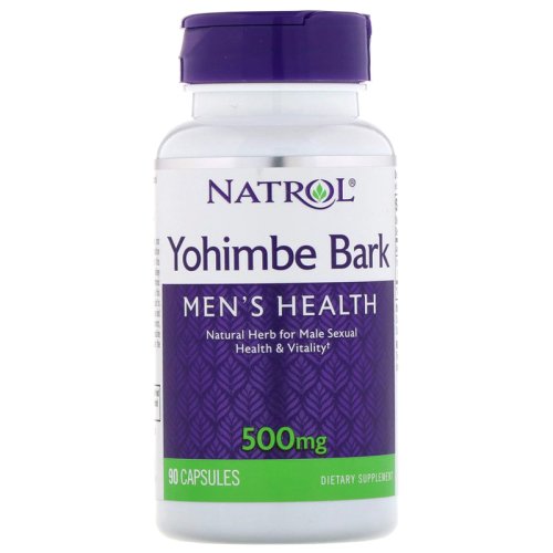Мужские витамины Natrol Yohimbe 500 mg - 90 капс