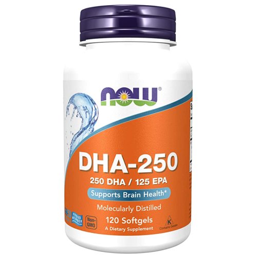 Вітаміни NOW DHA - 250 - 120 софт гель