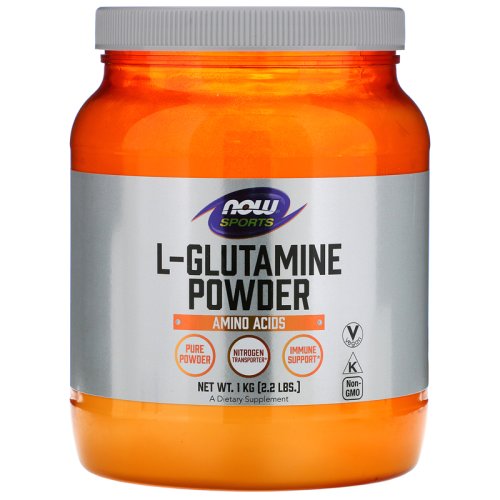 Витамины NOW L-Glutamine - 1000 г