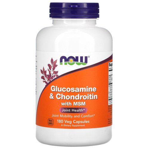 Витамины NOW Glucosamine Chondroitin MSM - 180 капс
