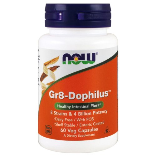 Вітаміни NOW Gr8-Dophilus - 60 веган капс