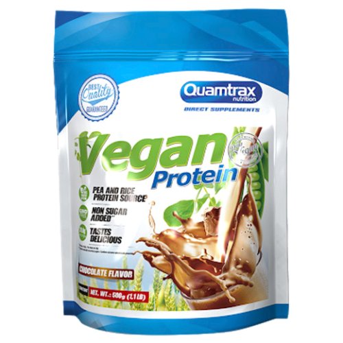 Протеин Quamtrax Vegan protein 500 г - ваниль