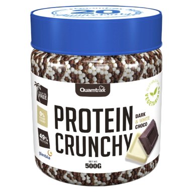 Заменитель питания Quamtrax Protein Crunchy balls 500 г - Dark & White Choco