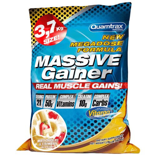 Гейнер Quamtrax Massive - 3,7 кг - шоколад