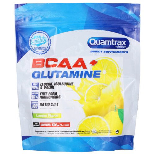 Аминокислота Quamtrax BCAA 2:1:1 + Glutamine - 500 г orange