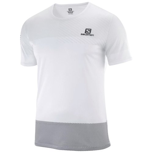 Футболка Salomon SENSE TEE M White/Black/Alloy