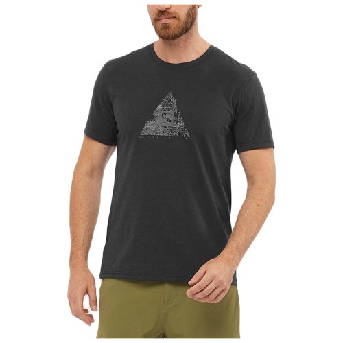 Футболка Salomon EXPLORE BLEND TEE M Black/Heather