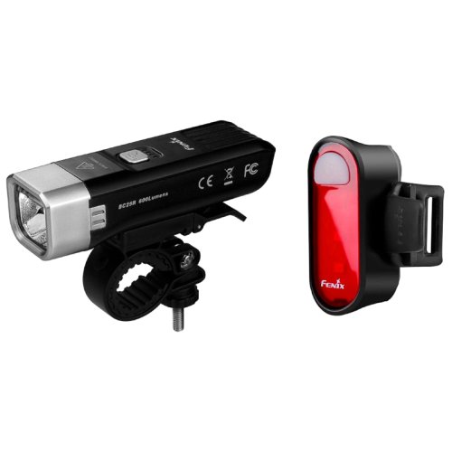 Комплект велофара Fenix BC25R+BC05R