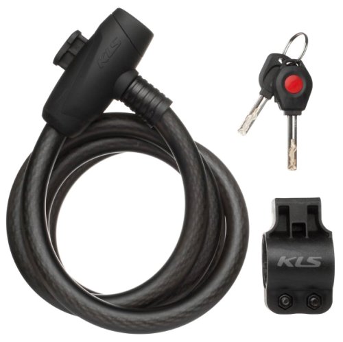 Замок KLS KLS Hardcoil чорний 15х1200 мм