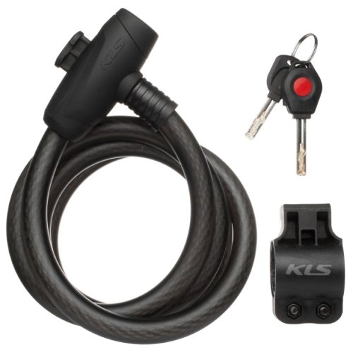 Замок KLS KLS Hardcoil чорний 15х1800 мм