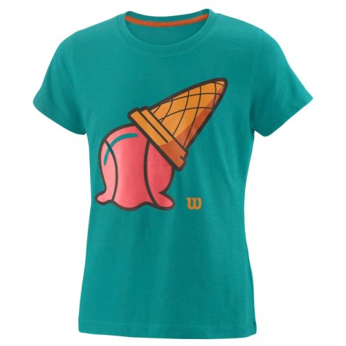 Футболка Wilson jr INVERTED CONE TECH TEE TROPIC GR
