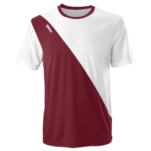 Футболка Wilson m TEAM II CREW DARK RD/WH