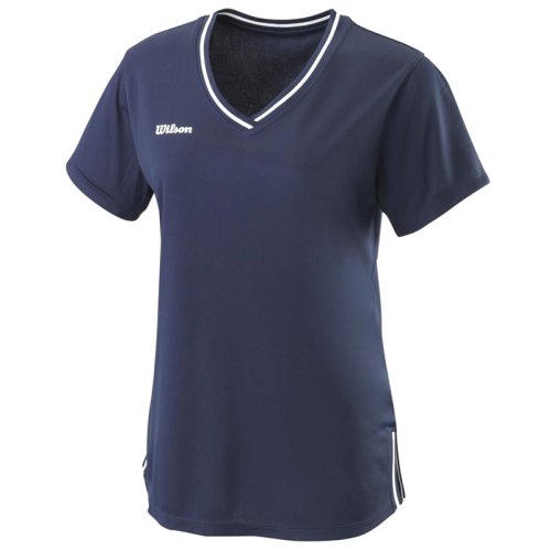 Футболка Wilson ldy TEAM II V-NECK NAVY