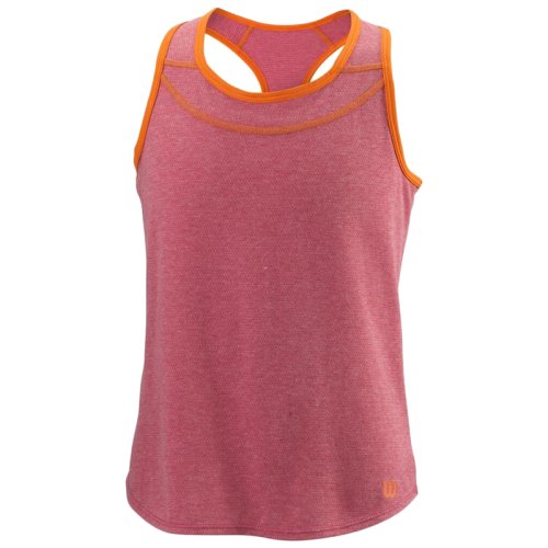 Футболка Wilson jr COMPETITION TANK II GRANITA/ORANGE