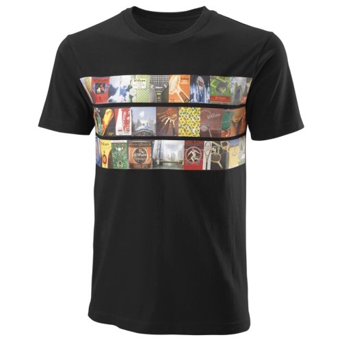 Футболка Wilson m PHOTO CTN TEE-SLIMFIT BK