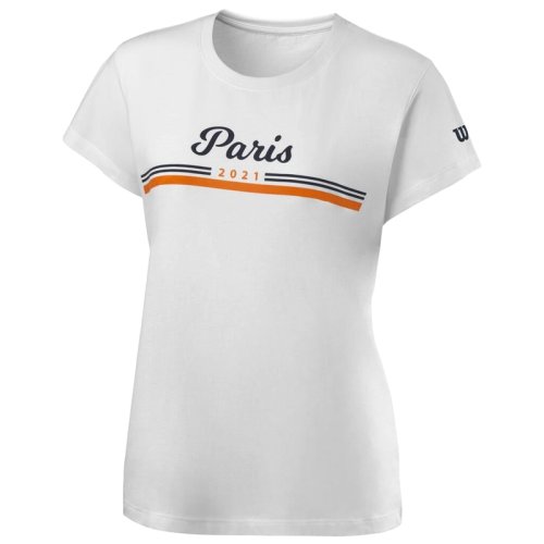 Футболка Wilson ldy PARIS 2021 TECH TEE WH