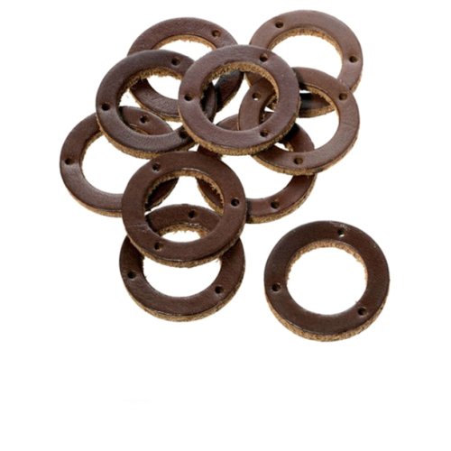 Запчасть BROOKS Ten Brown Leather Washers For Grip