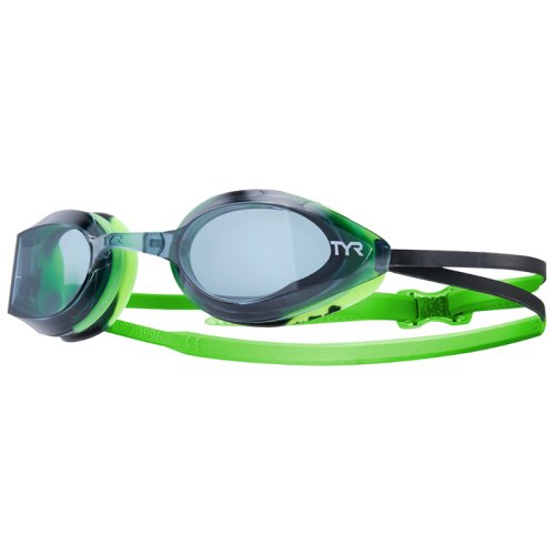 Очки TYR EDGE-X RACING ADULT FIT SMOKE/BLACK/GREEN