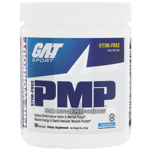 До и после тренировки GAT PMP( Free Stim) 255 г - апельсин