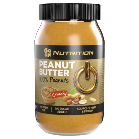 Заменитель питания GoOn Peanut butter crunchy 100% 900 г (стекло)