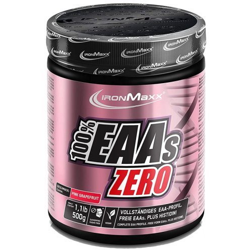 Аминокислота IronMaxx 100% EAAs Zero - 500 г (банка) - Цитрусовый имбирь