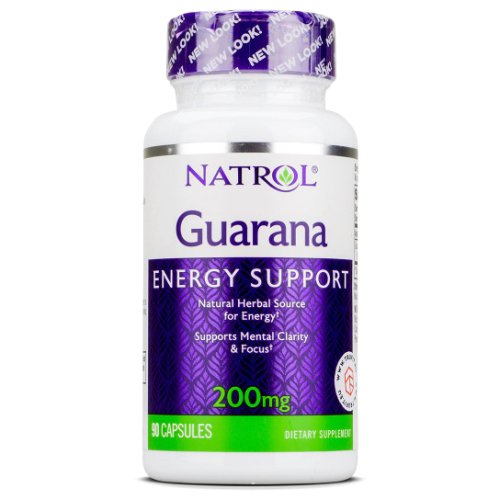 Добавки для здоров'я і довголіття Natrol Guarana 200mg - 90 капс