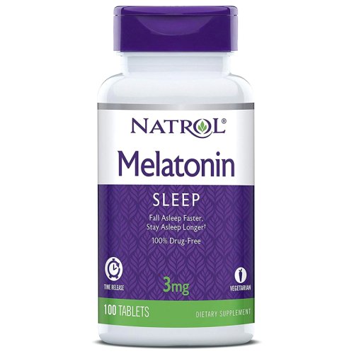 Добавки для здоров'я і довголіття Natrol Melatonin 3mg T/R - 100 піг