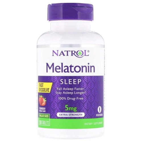 Добавки для здоровье и долголетие Natrol Melatonin 5mg Straw - 150 таб