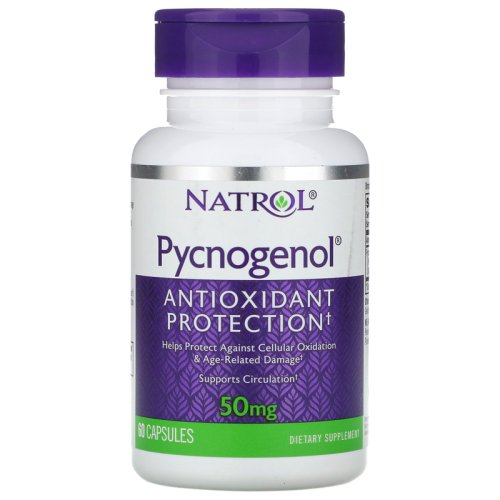 Добавки для здоров'я і довголіття Natrol Pycnogenol 50mg - 60 капс