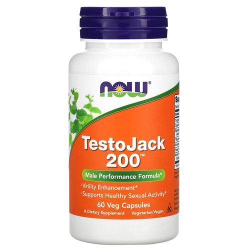 Витамины NOW TestoJack 200 - 60 веган капс